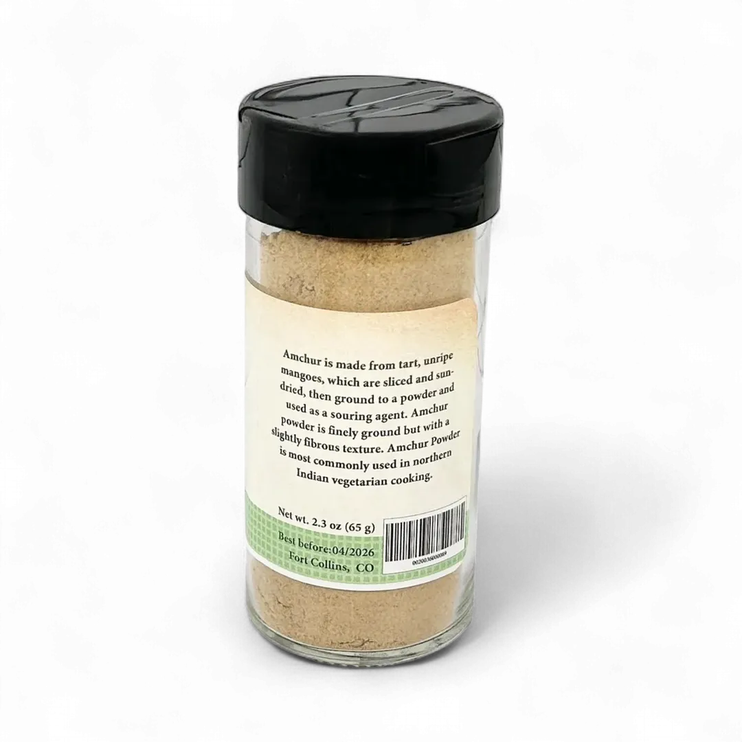 Amchur Powder, Fresh Gourmet Spices - Case of 12 Jars