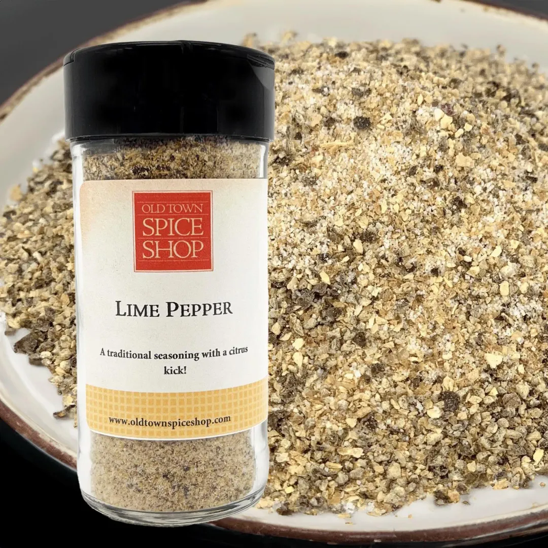 Lime Pepper, Gourmet Spices & Seasoning - Case of 12 Jars