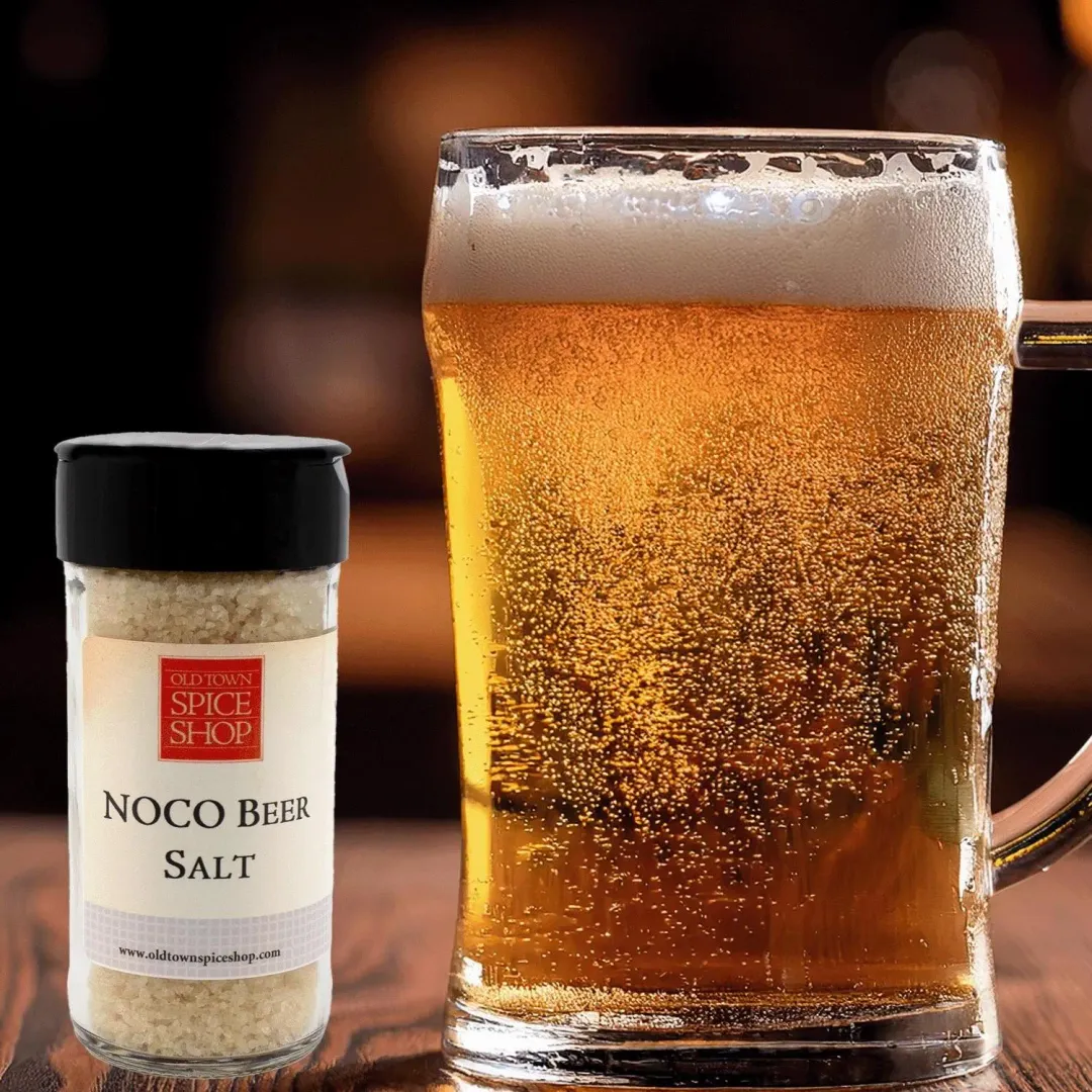 NOCO Beer Salt Gourmet Salt, Beer Infused Salt for Cooking & Grilling, Gourmet Salt, Cocktail Rimming Salt - Case of 12 Jars