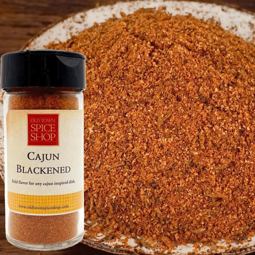 Cajun Blackened Blend, Gourmet Spices & Seasoning Blends, Cajun Cooking - Case of 12 Jars