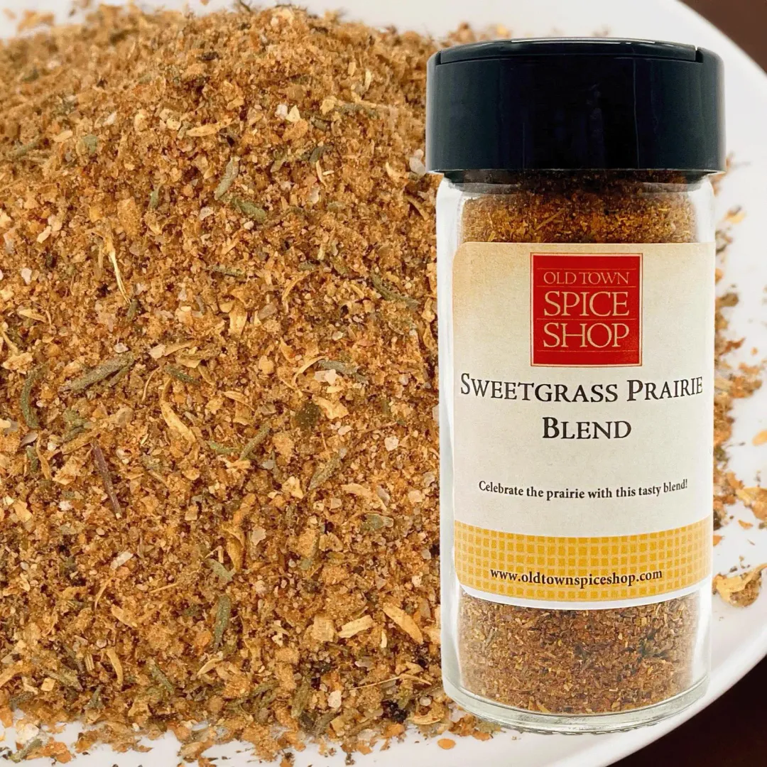 Sweetgrass Prairie Blend, Gourmet Spices, Herbs & Seasoning - Case of 12 Jars