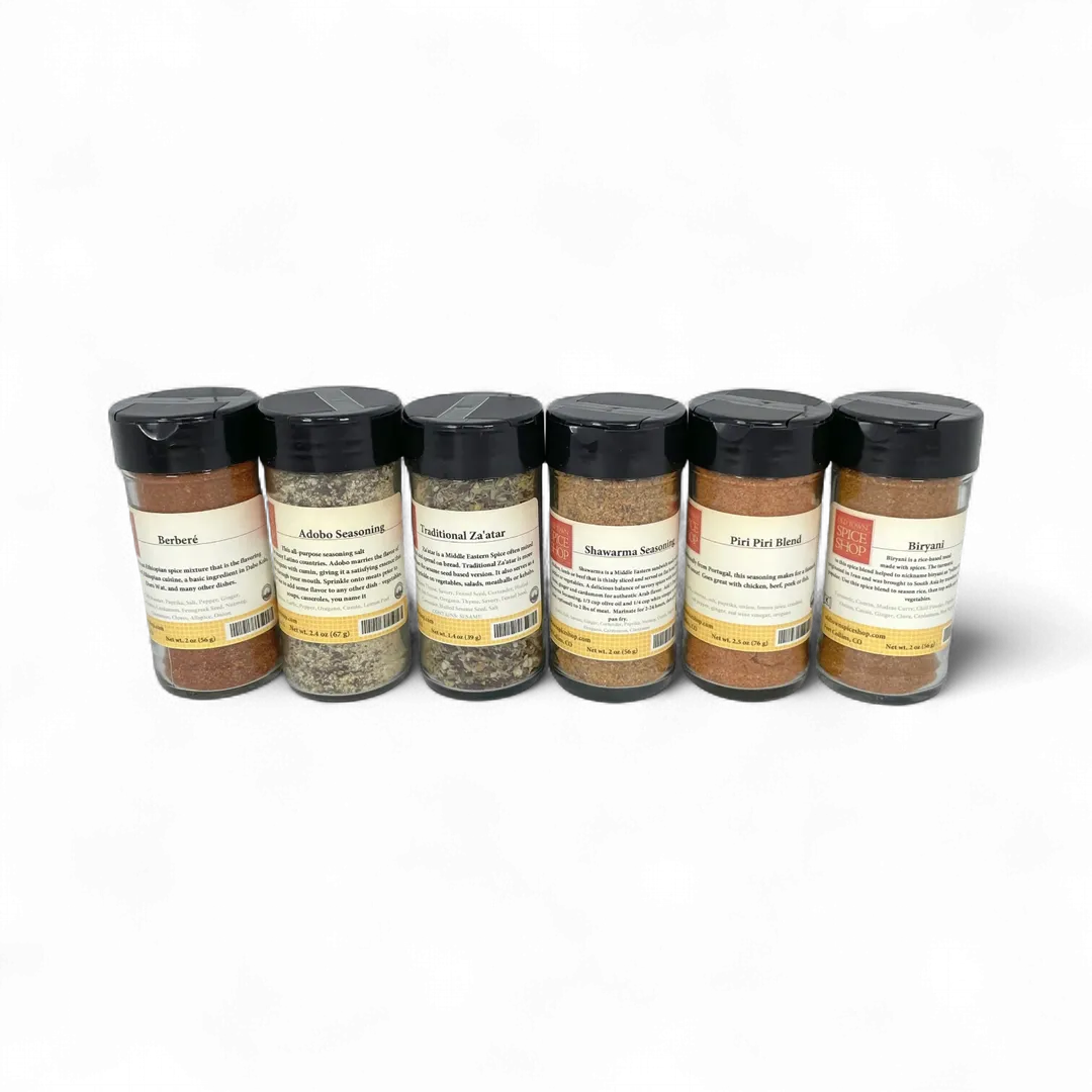 World Traveler Gift Box, Gourmet Spices & Seasoning Set