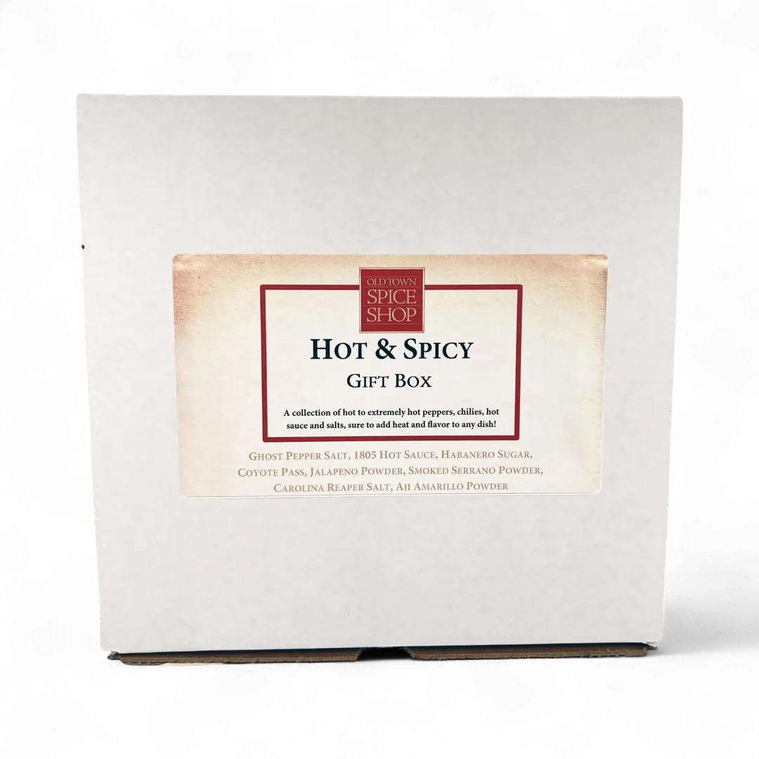 Hot & Spicy Gift Box, Gourmet Spices & Seasoning Set