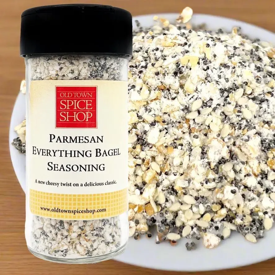 Parmesan Everything Bagel Seasoning, Gourmet Spice Mix - Case of 12 Jars