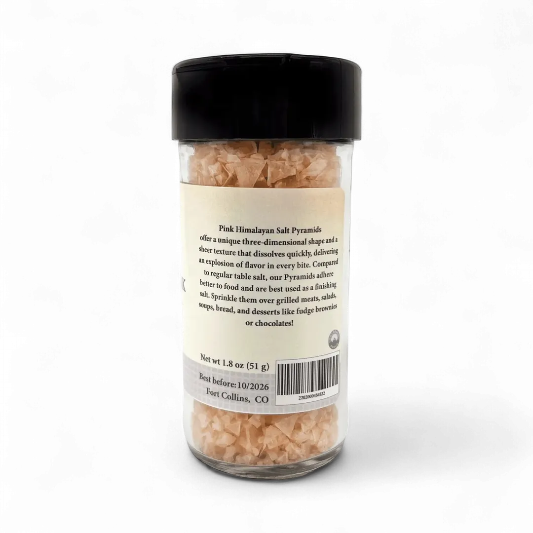 Himalayan Pink Pyramid Salt Gourmet Salt - Case of 12 Jars