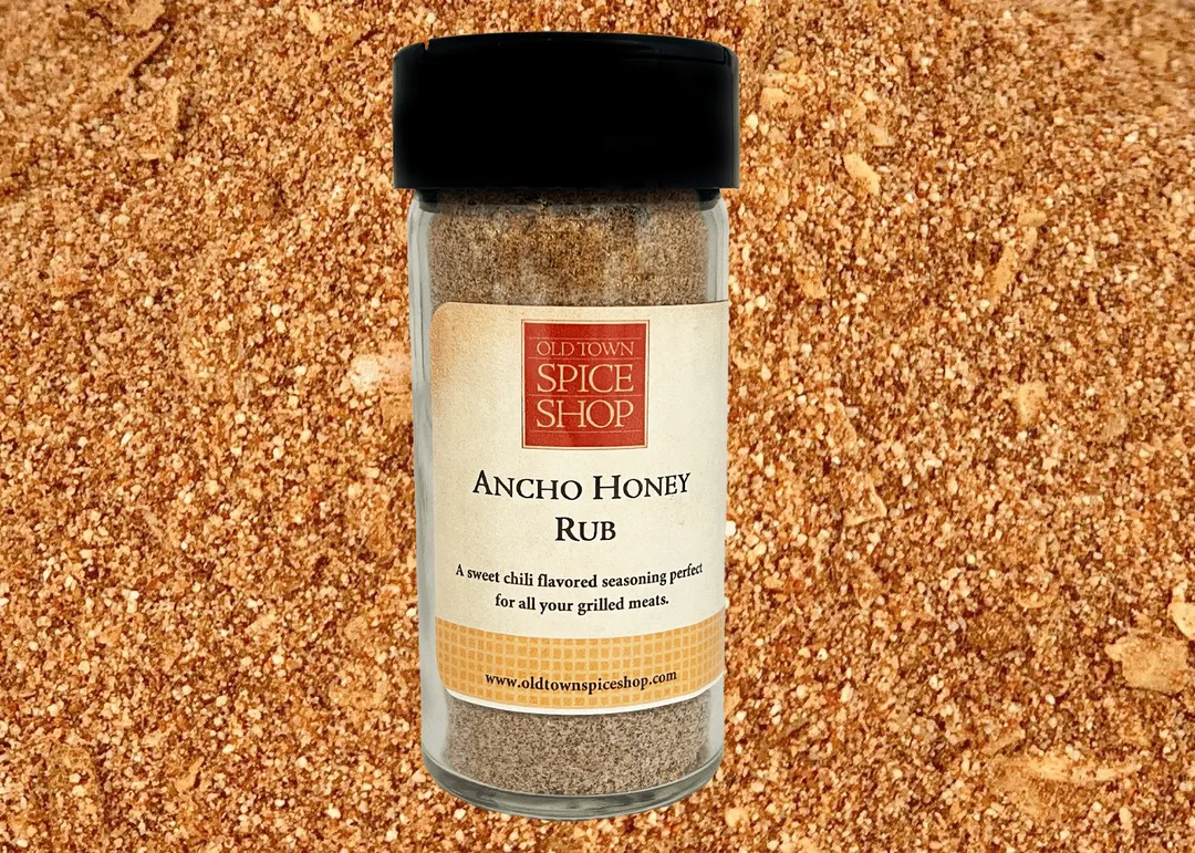Ancho Honey Rub, Gourmet Spices & Seasoning - Case of 12 Jars