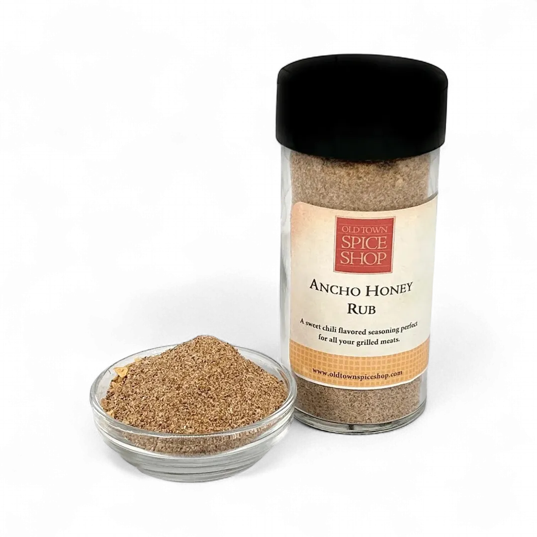 Ancho Honey Rub, Gourmet Spices & Seasoning - Case of 12 Jars
