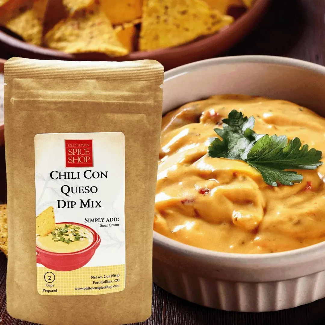 Chili Con Queso Dip Mix, Seasoning, Spices & Herbs - Case of 12 Pkgs.