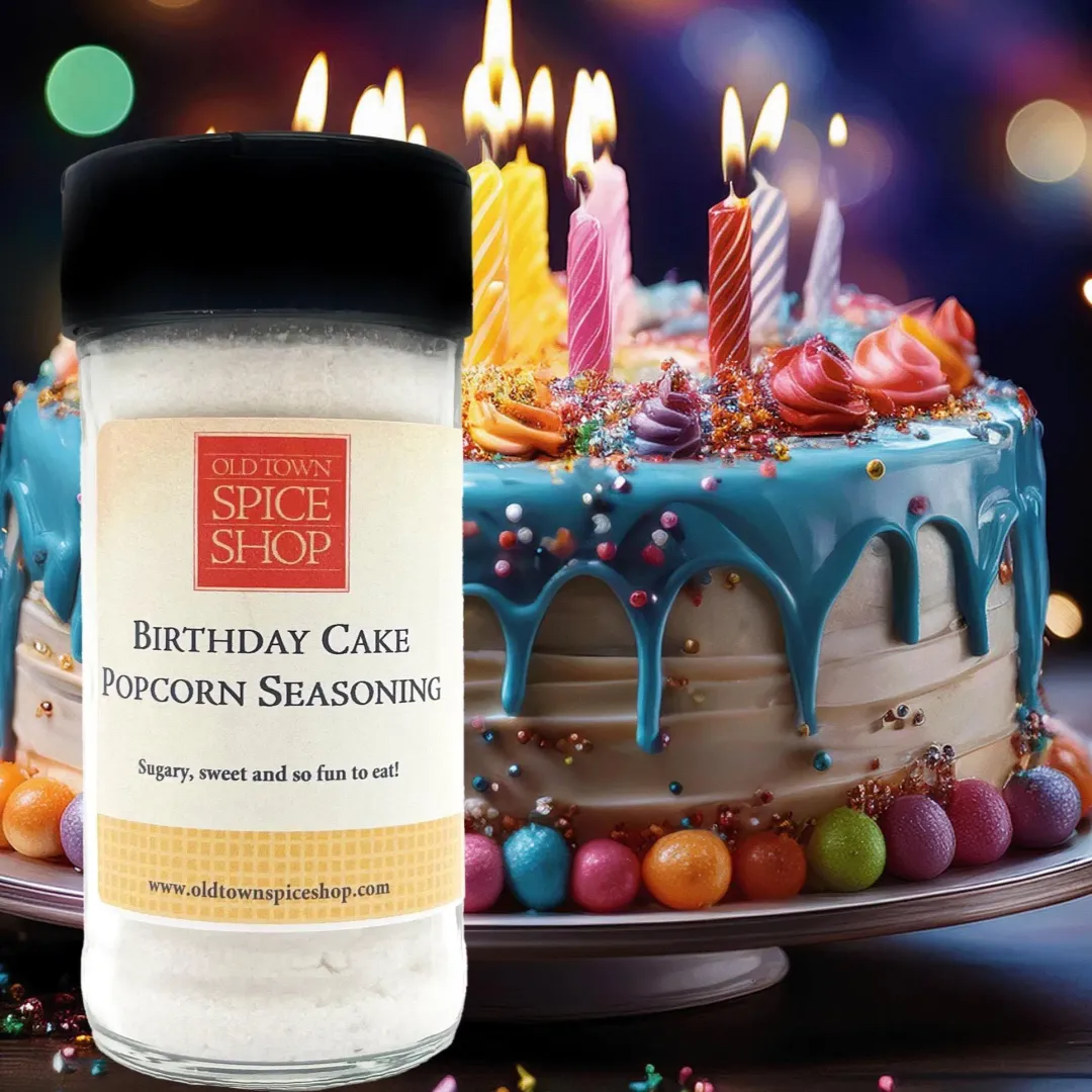 Birthday Cake Popcorn Seasoning, Gourmet Popcorn Seasoning - Case of 12 Jars