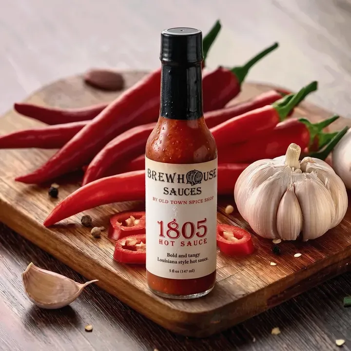 1805 Hot Sauce, Gourmet Hot & Spicy Pepper Sauce