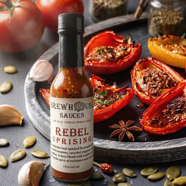 Rebel Uprising Hot Sauce, Gourmet Hot & Spicy Pepper Sauce