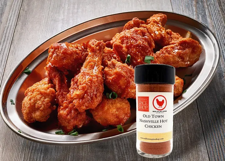 Old Town Nashville Hot Chicken, Gourmet Spices & Seasoning - Case of 12 Jars