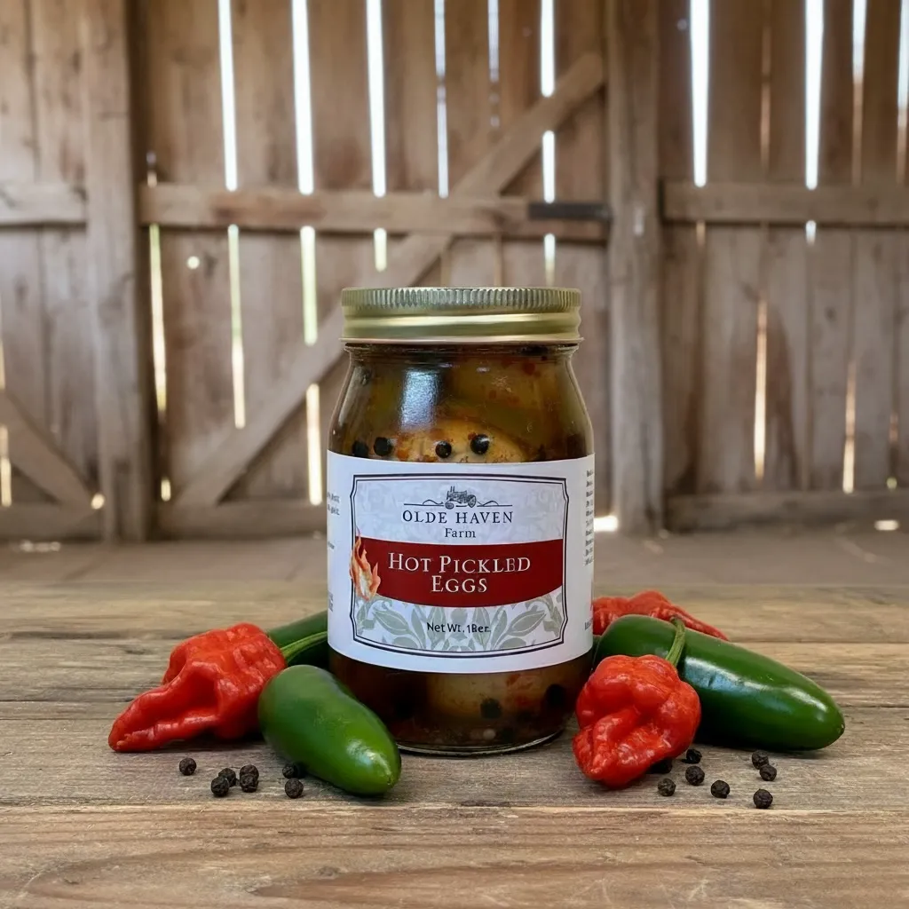 Hot Pickled Eggs 16oz