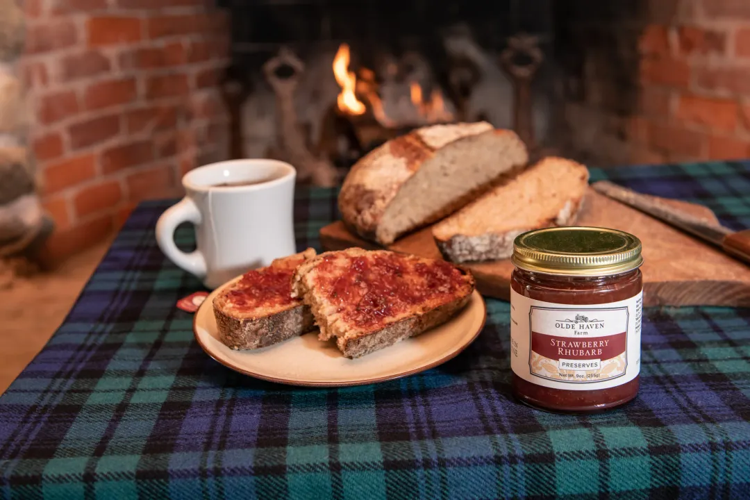 Strawberry Rhubarb Preserves 9oz