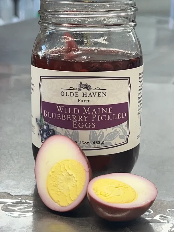 Wild Maine Blueberry Pickled Eggs
