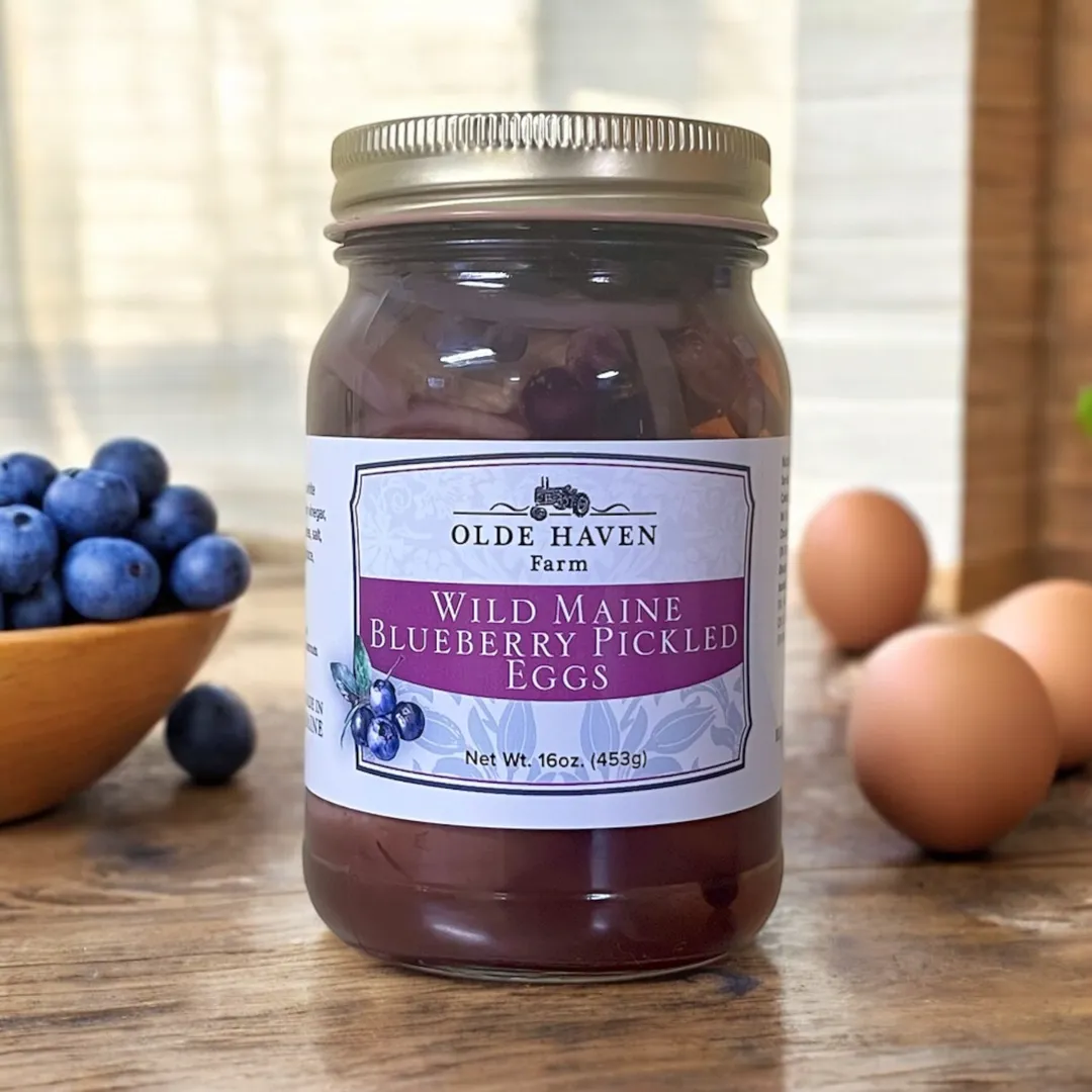 Wild Maine Blueberry Pickled Eggs