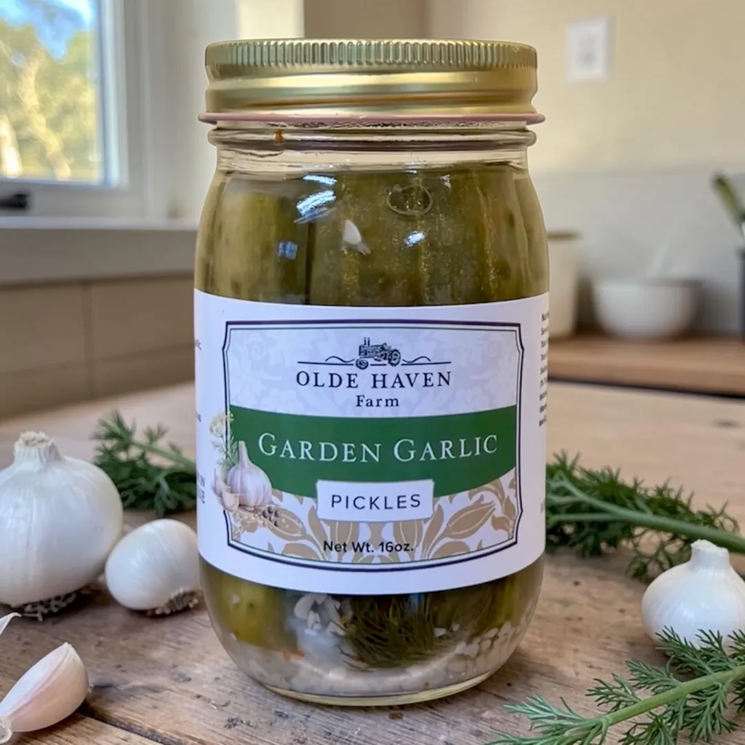 Garden Garlic Pickles 16oz