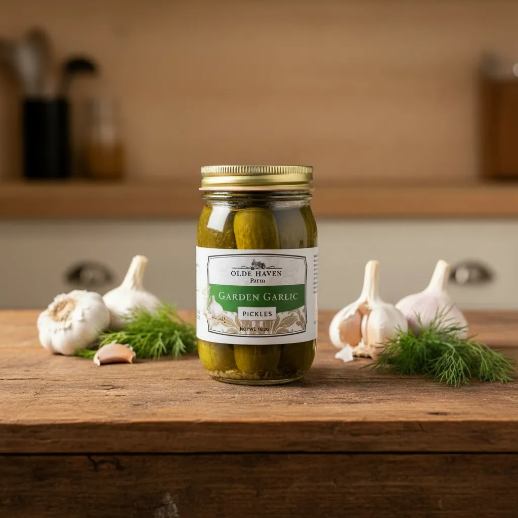 Garden Garlic Pickles 16oz