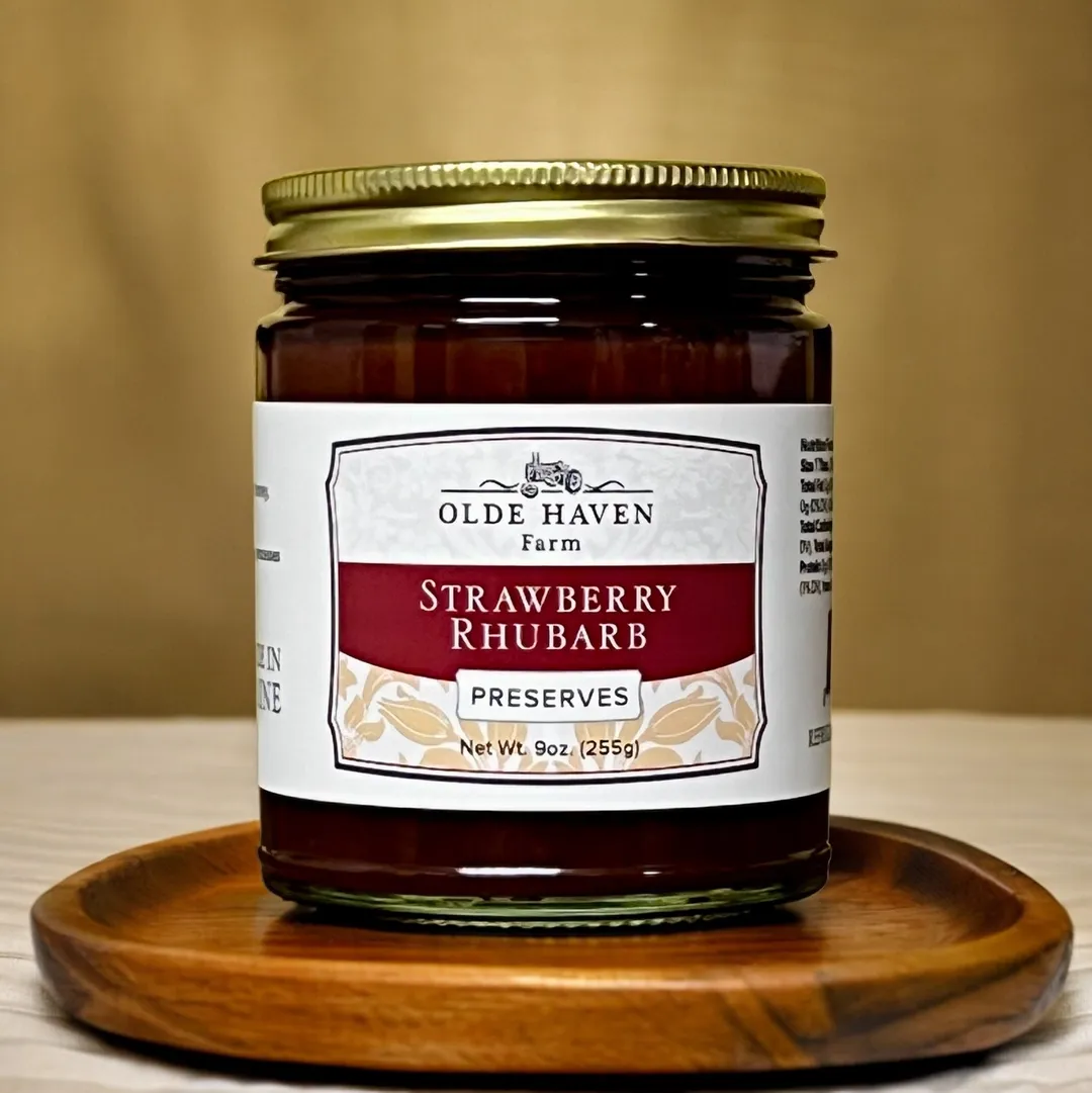 Strawberry Rhubarb Preserves 9oz
