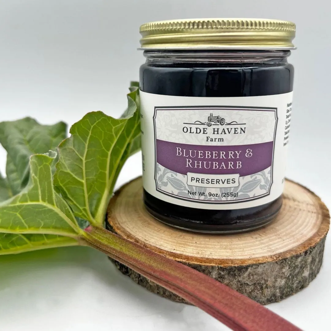 Blueberry Rhubarb Preserves 9oz