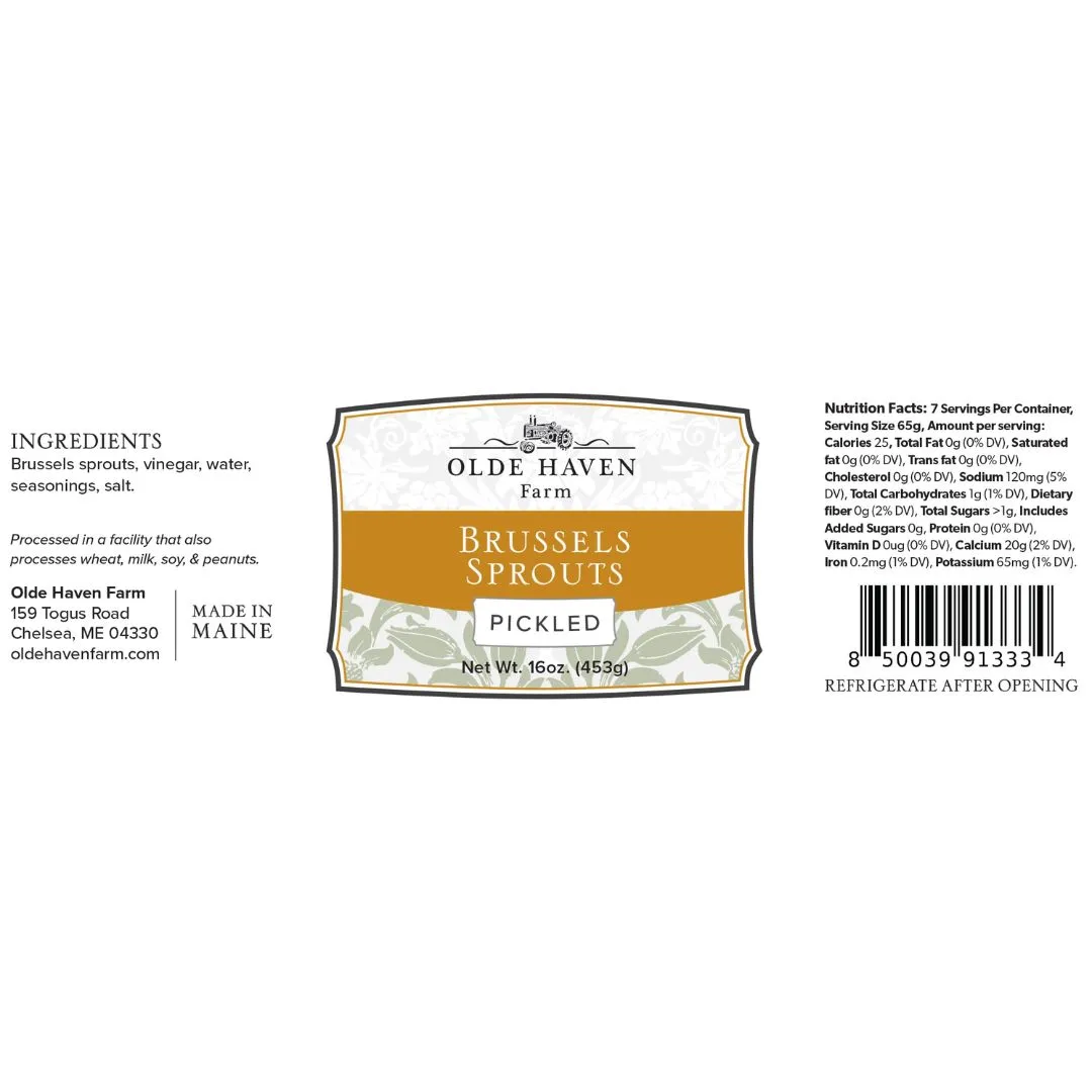 Pickled Brussels 16 oz