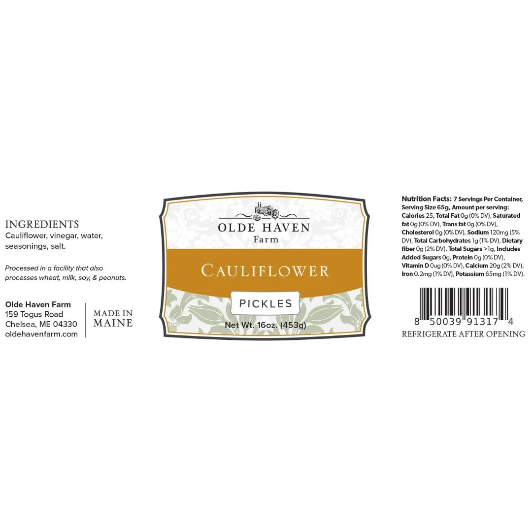 Pickled Cauliflower 16oz