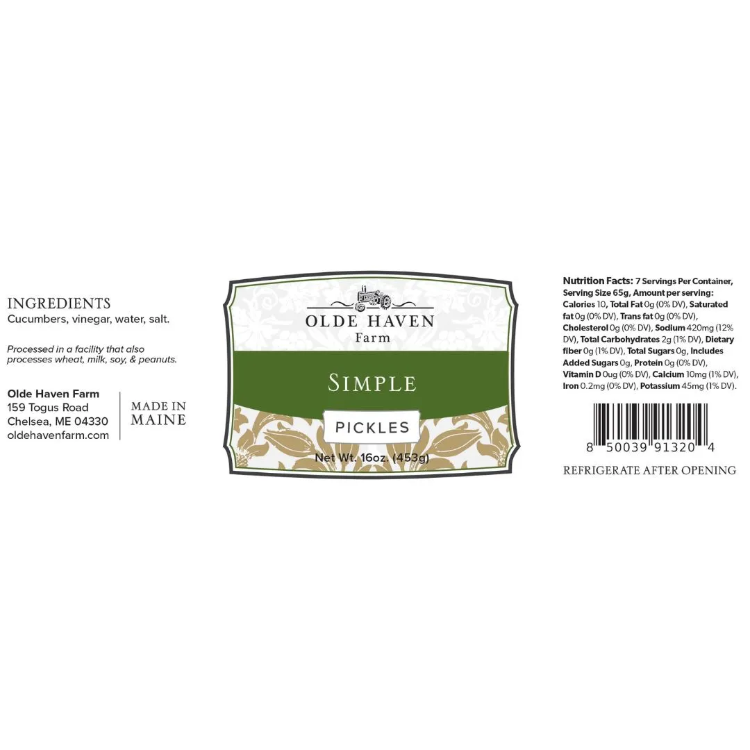 Simple Pickles 16oz