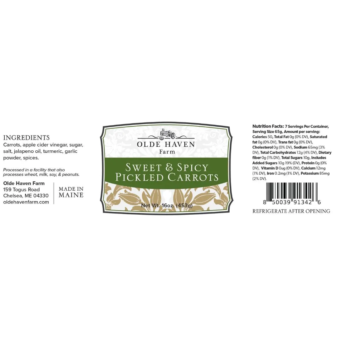 Sweet & Spicy Carrot Chips 16 oz