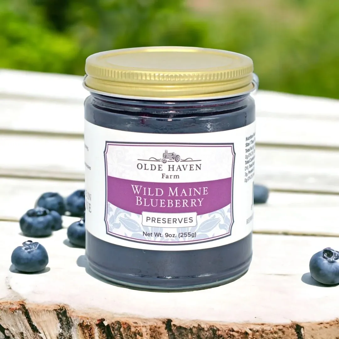 Wild Maine Blueberry Preserves