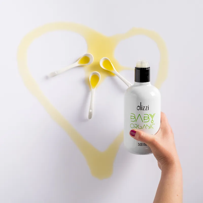 Olizzi Baby Organic Extra Virgin Olive Oil 16.9 FL OZ