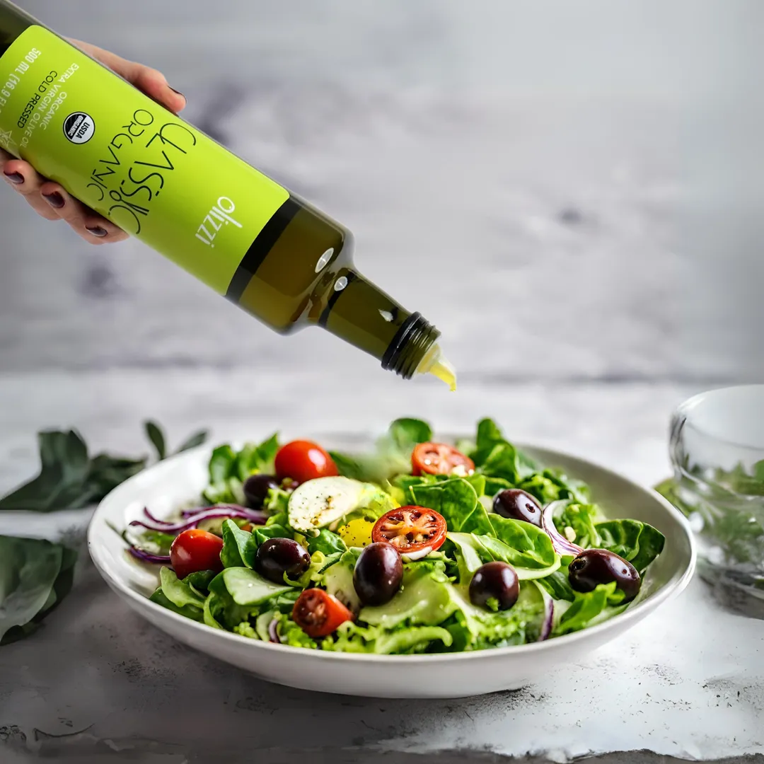Olizzi Classic Organic Extra Virgin Olive Oil 16.9 FL OZ
