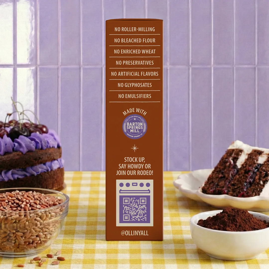 Artisan Chocolate Cake Mix — Heritage Wheat, Michelin-Approved Flour