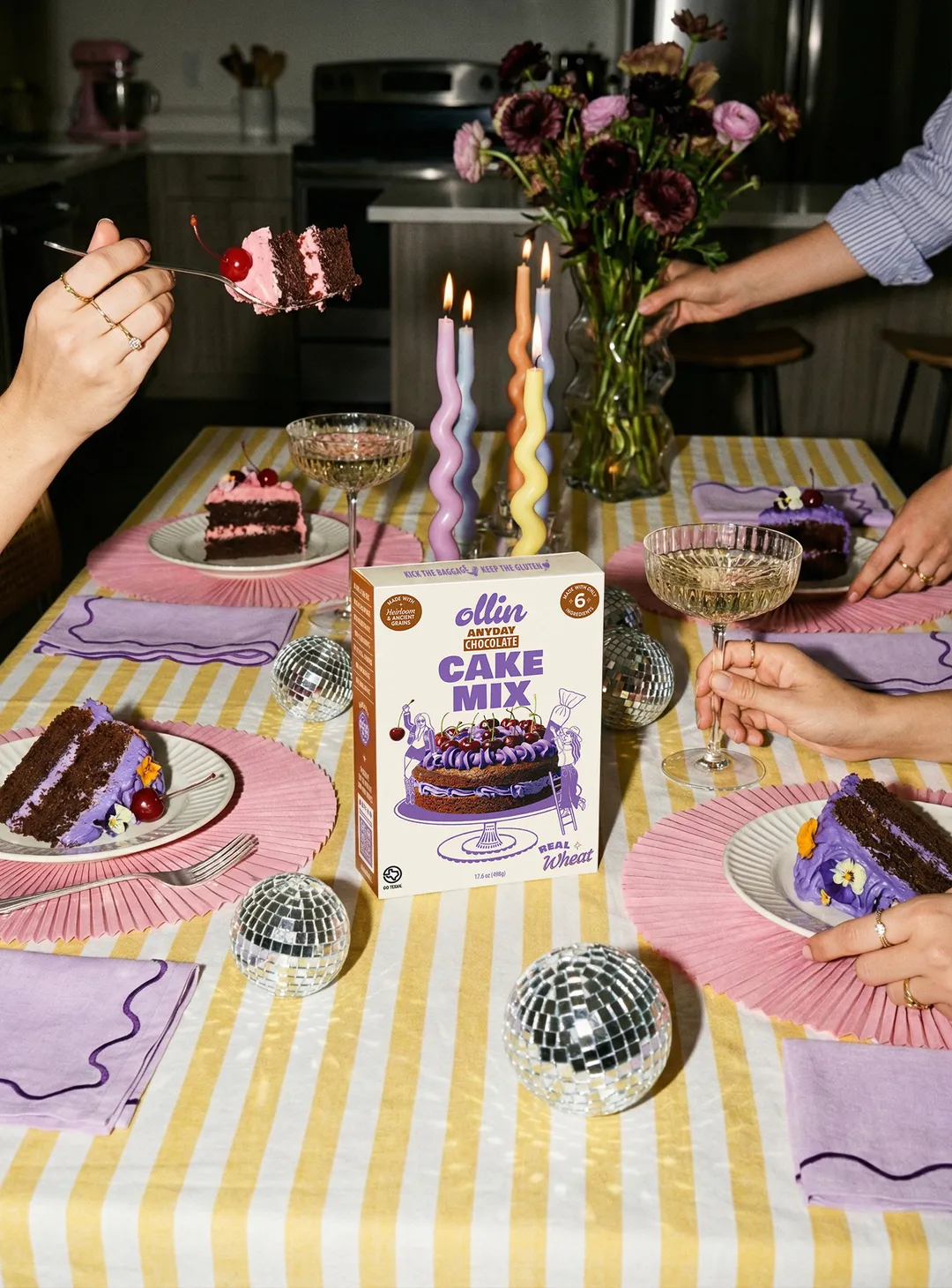 Artisan Chocolate Cake Mix — Heritage Wheat, Michelin-Approved Flour