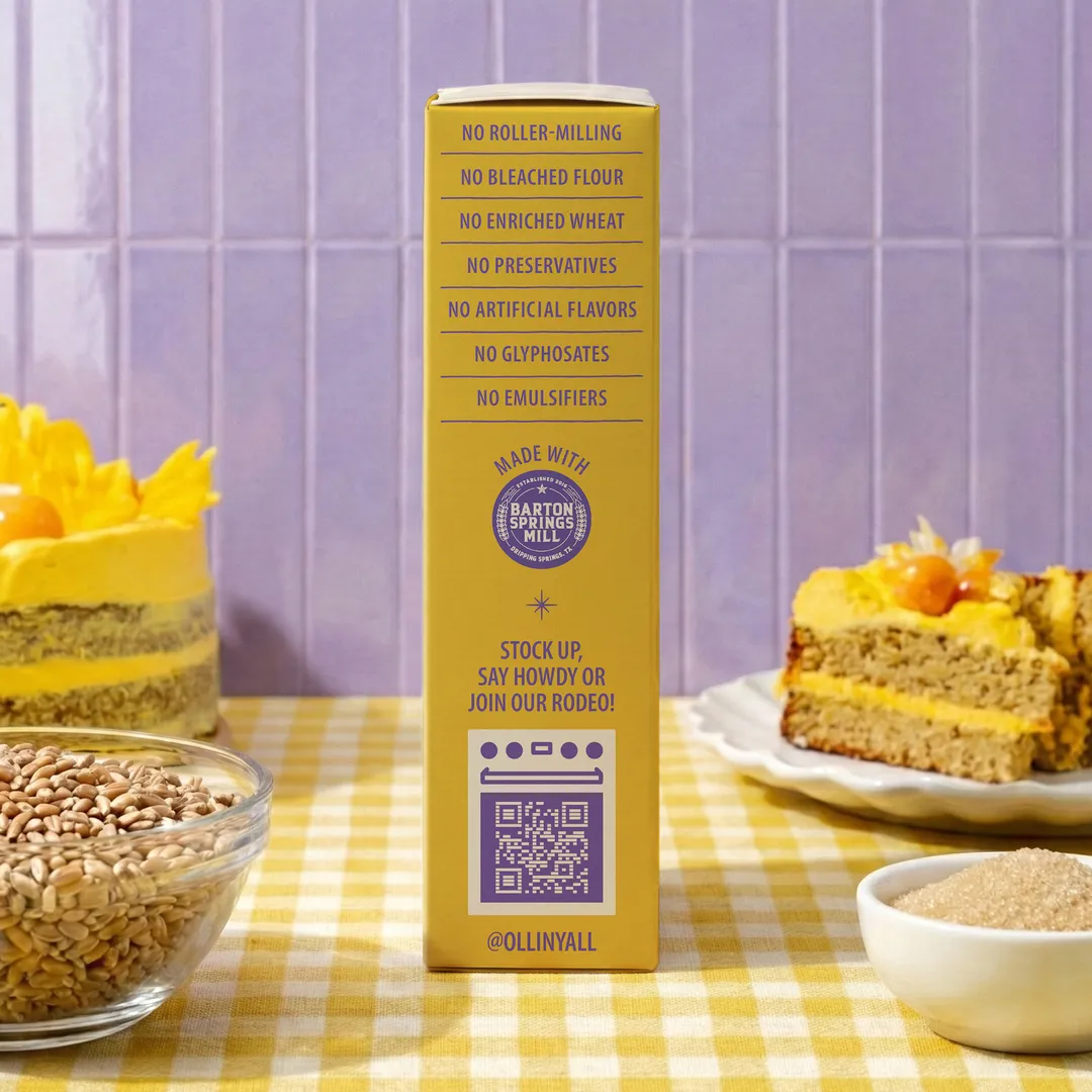 Artisan Yellow Cake Mix — Heritage Wheat, Bakery Style