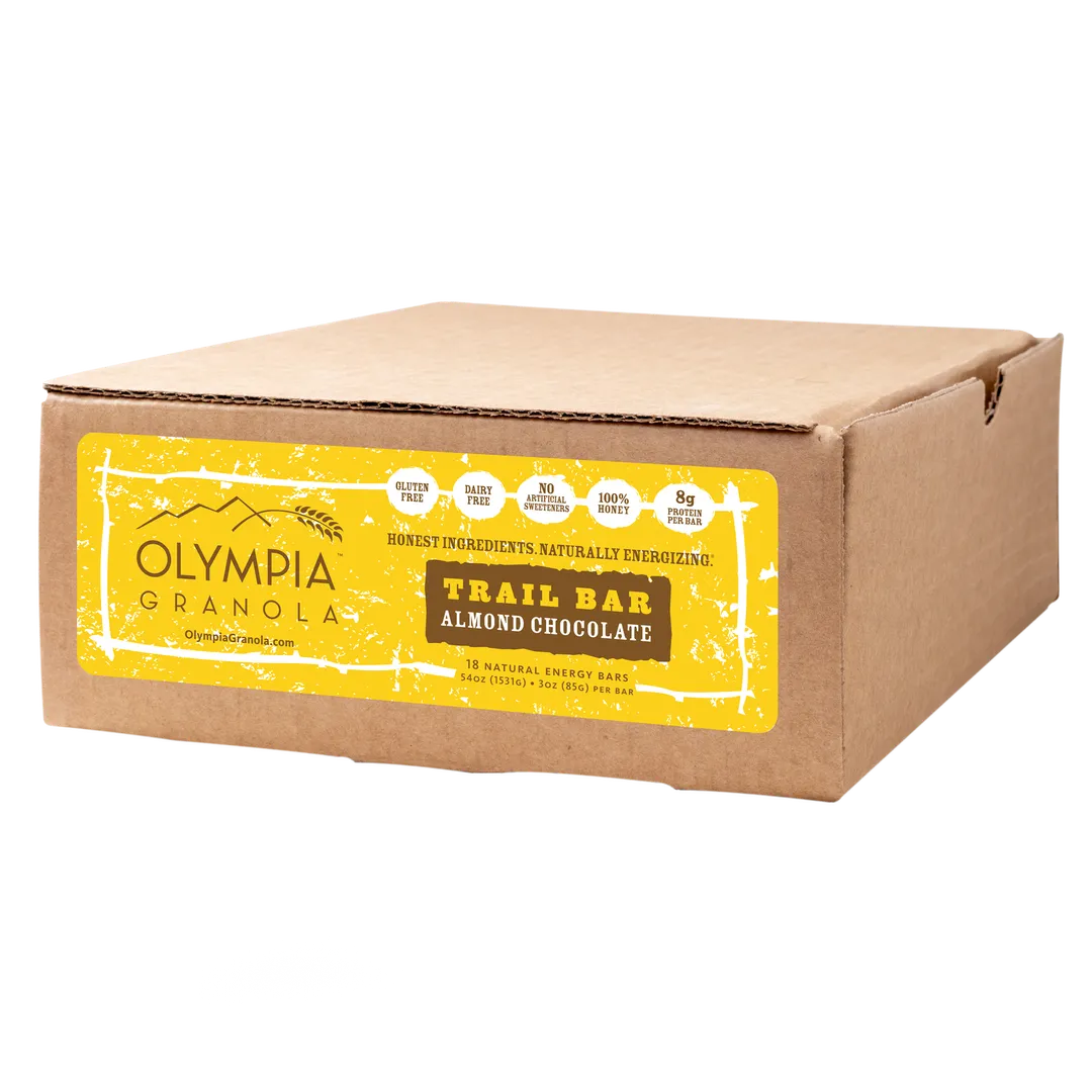 Olympia Granola Almond Chocolate Trail Bar Granola Bar Case