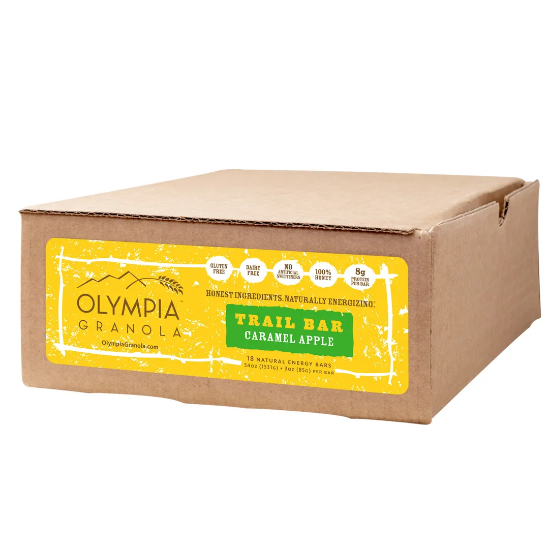 Olympia Granola Caramel Apple Trail Bar Granola Bar Case