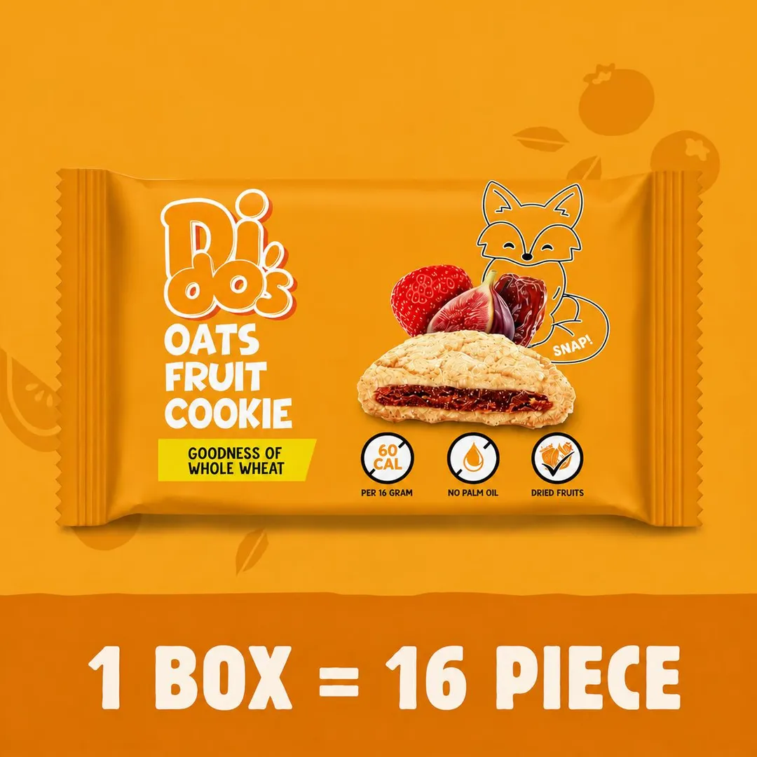 Oats Fruit Cookie (16pc display caddy)