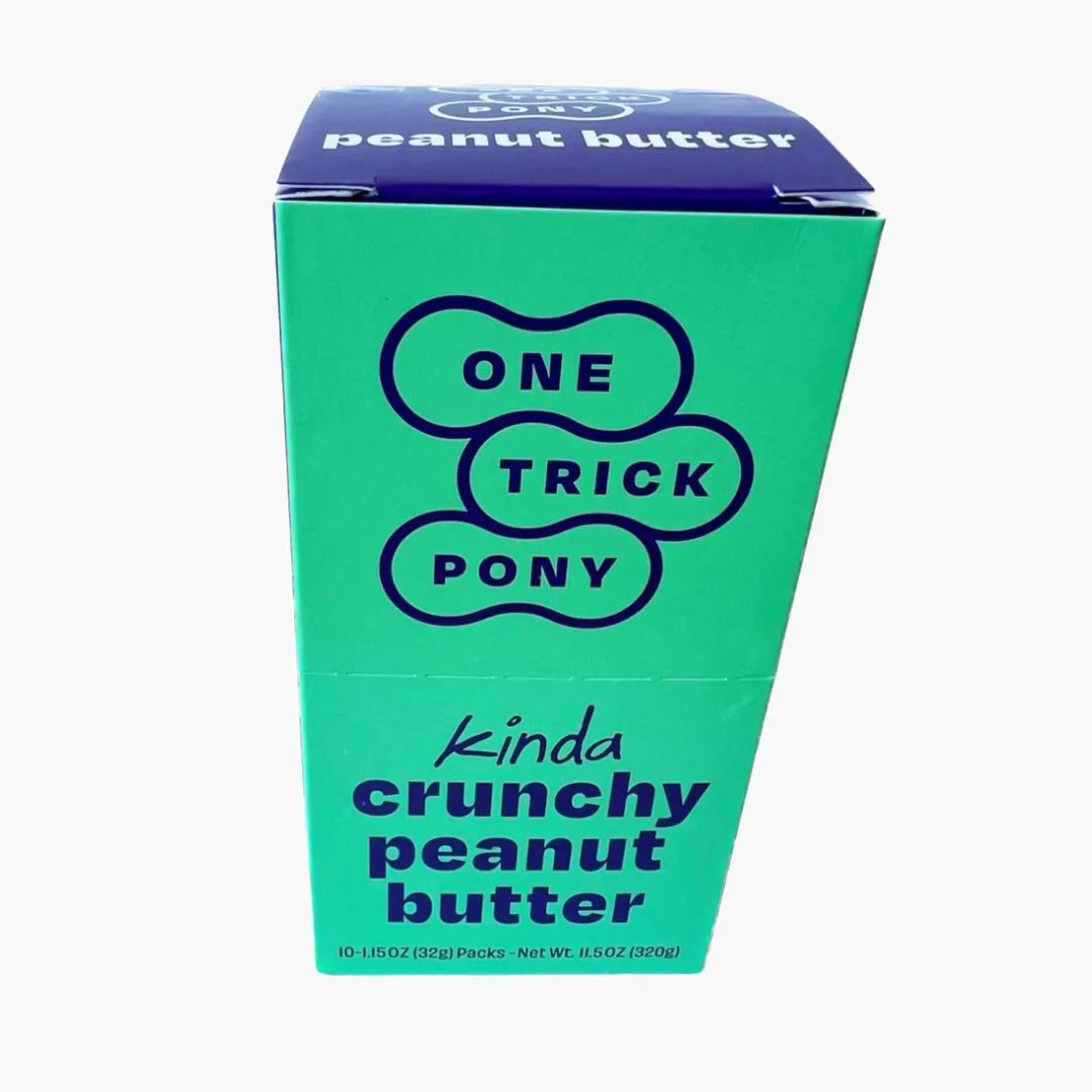 Single Serve Peanut Butter Packets - Box of 10 Organic Kinda Crunchy