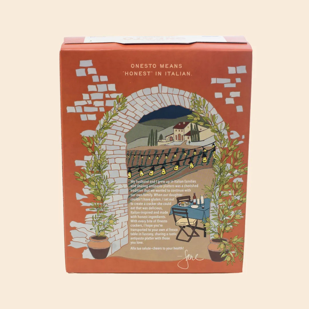 Onesto Gluten-Free Rosemary Crackers