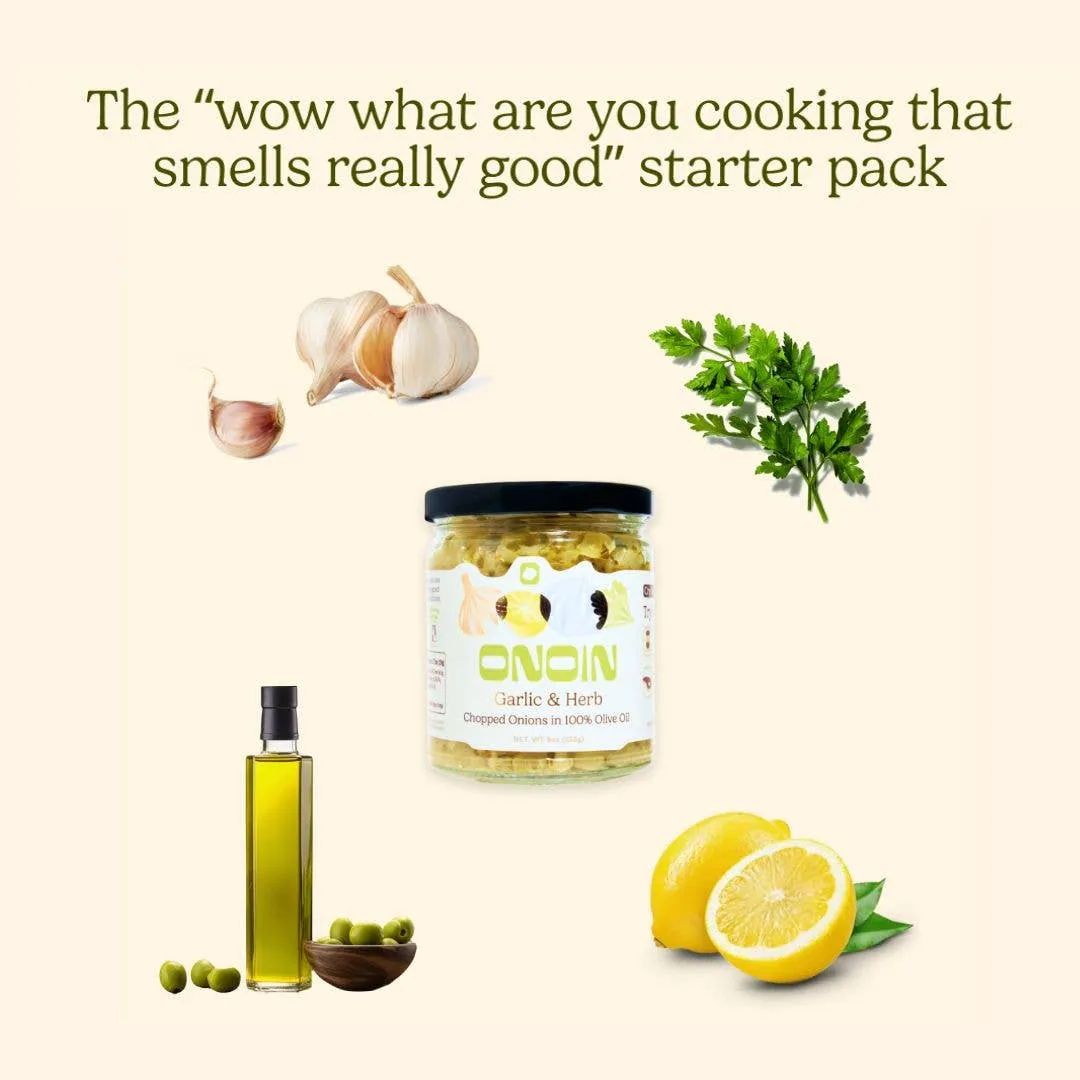 Garlic & Herb Chopped Onions – Gourmet Condiment & Sauce