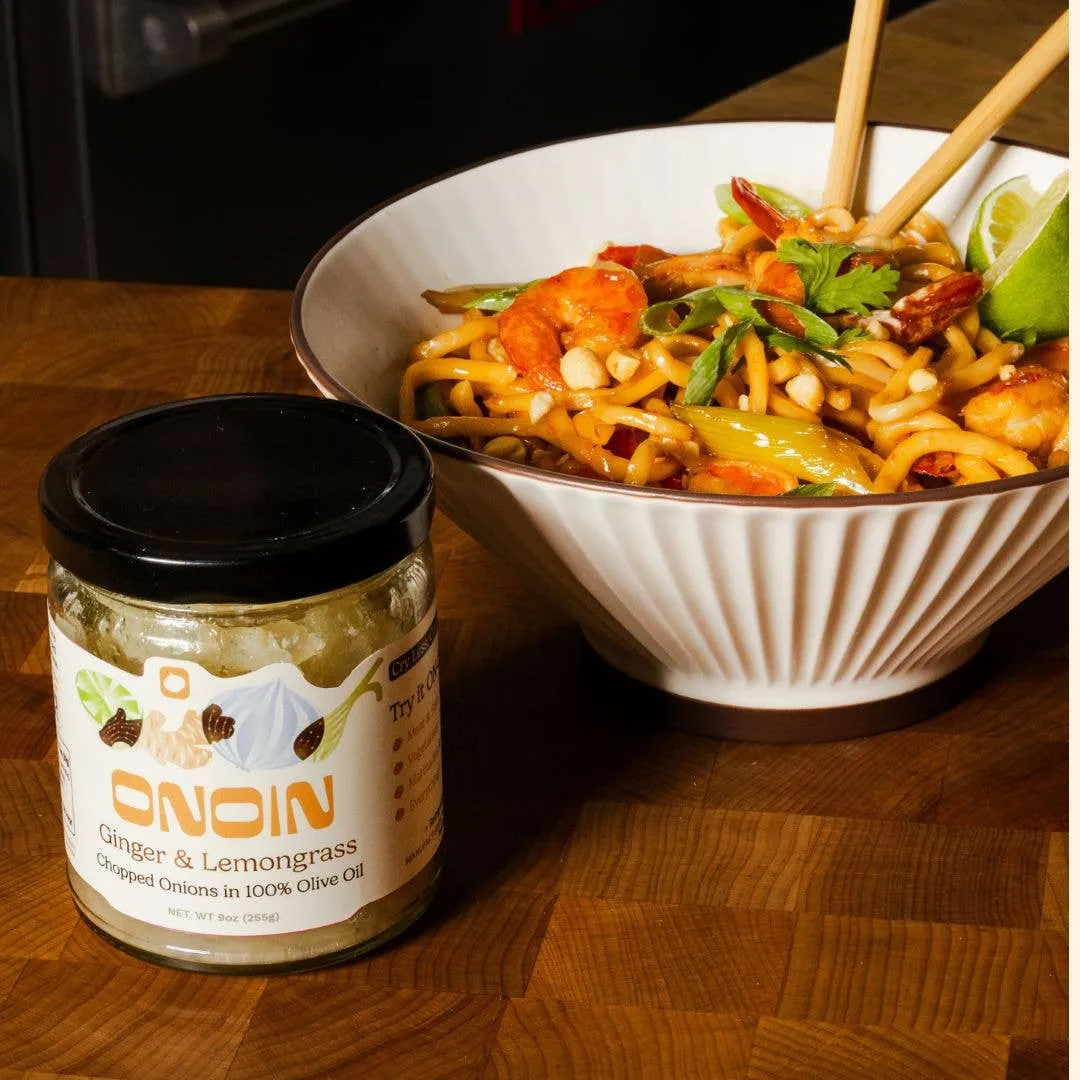 Ginger Lemongrass Chopped Onions - Gourmet Condiment & Sauce
