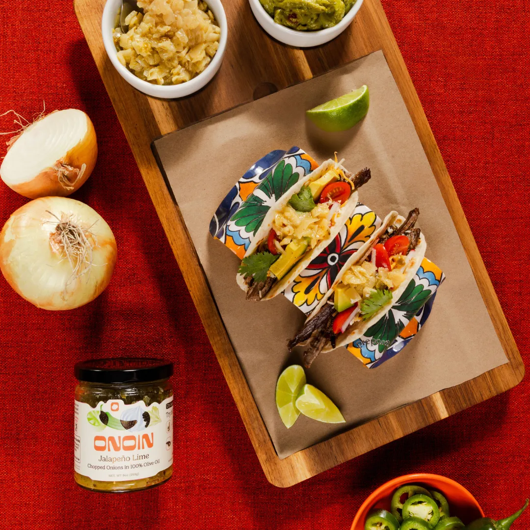Jalapeño Lime Chopped Onions - Gourmet Condiment & Sauce