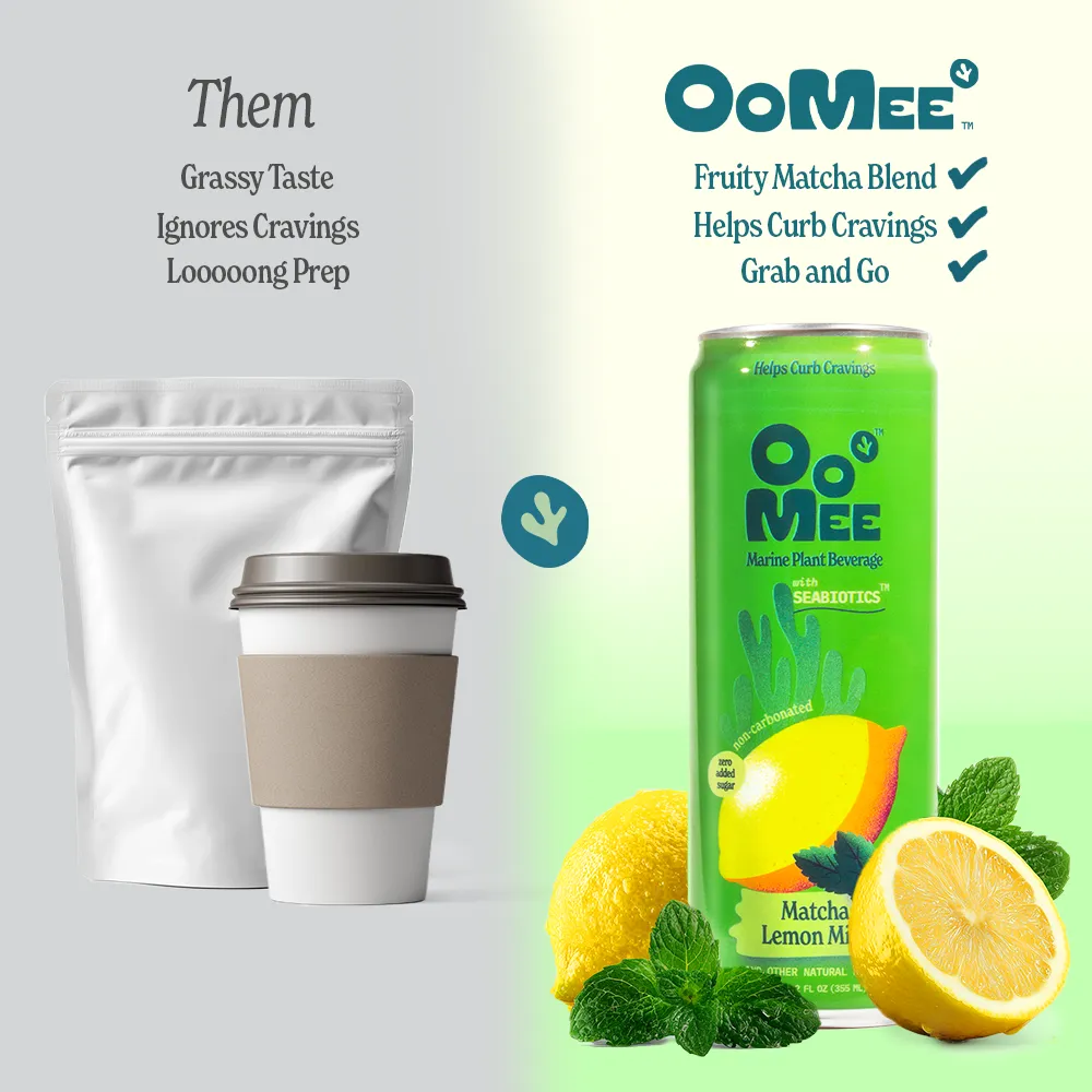 OoMee Matcha Lemon Mint -12 pack