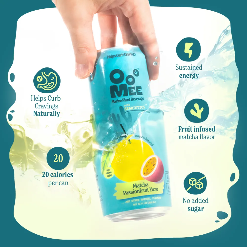 OoMee Matcha Passionfruit & Yuzu -4 Pack