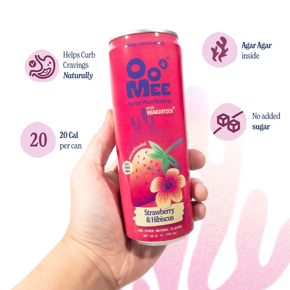 OoMee Strawberry & Hibiscus - 4 Pack