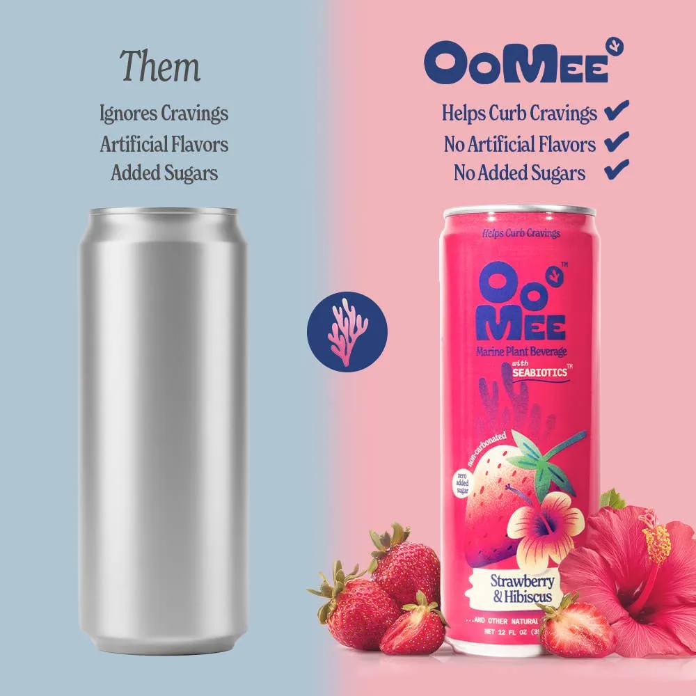OoMee Strawberry & Hibiscus - 4 Pack