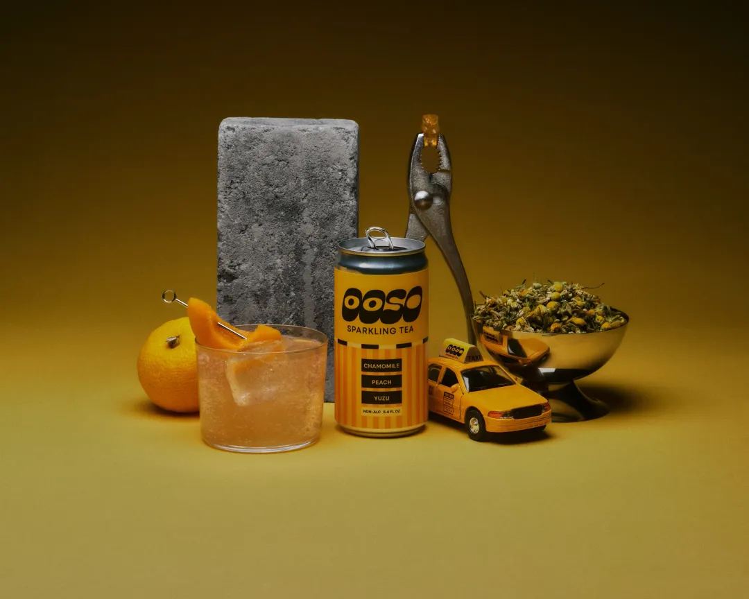 Chamomile Peach Yuzu Sparkling Tea | 4-Pack Box