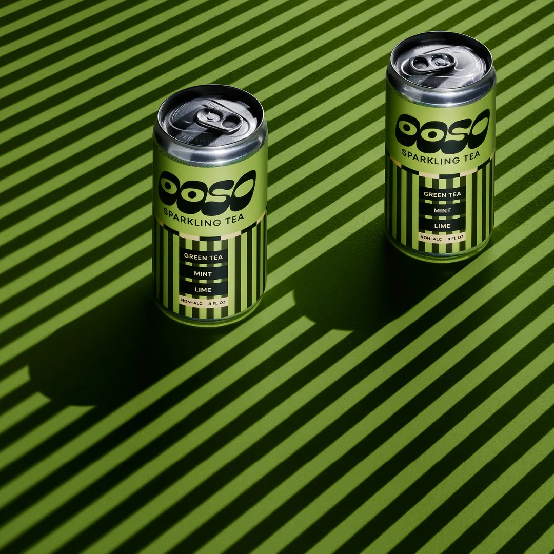 Green Tea Mint Lime Sparkling Tea | 8.4oz Can