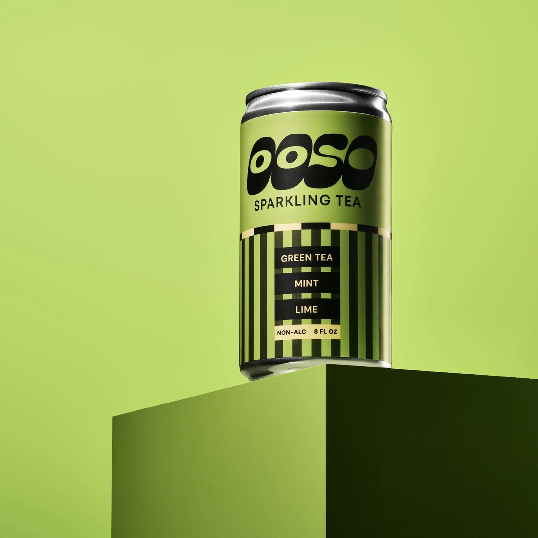 Green Tea Mint Lime Sparkling Tea | 8.4oz Can