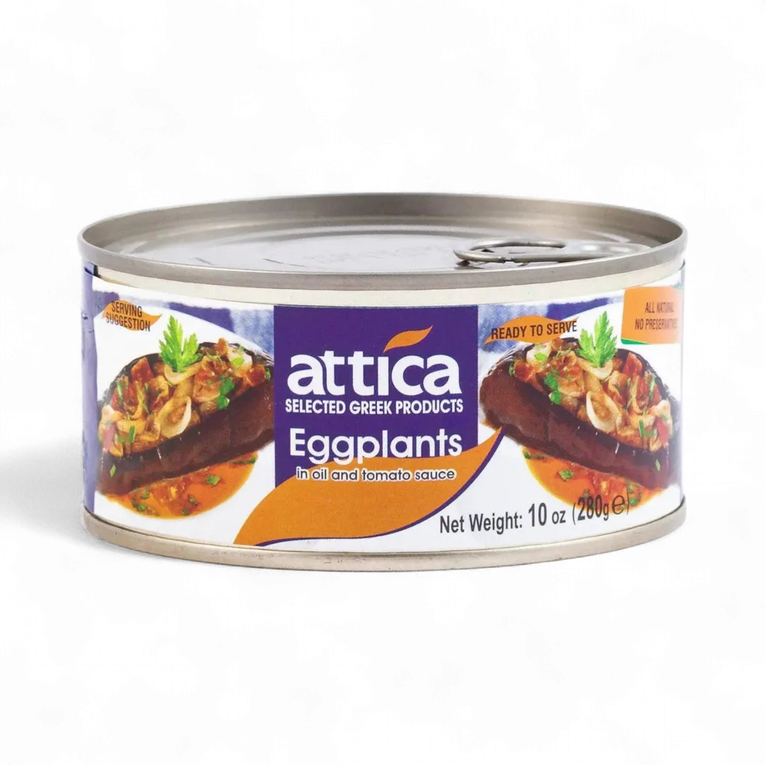 Attica Eggplants in Oil & Tomato Sauce 10oz (285g)